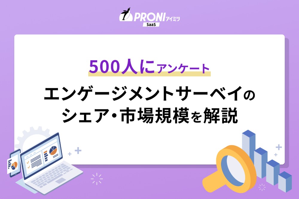 エンゲージメントサーベイのツールシェアと市場規模