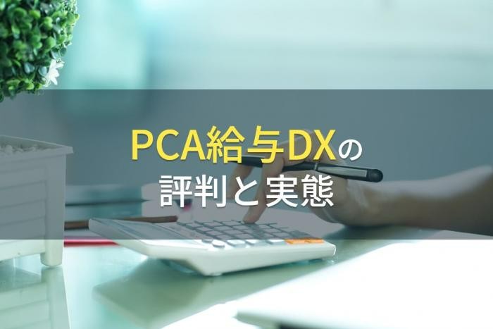 「PCA給与DX」の評判と実態【2022年最新版】