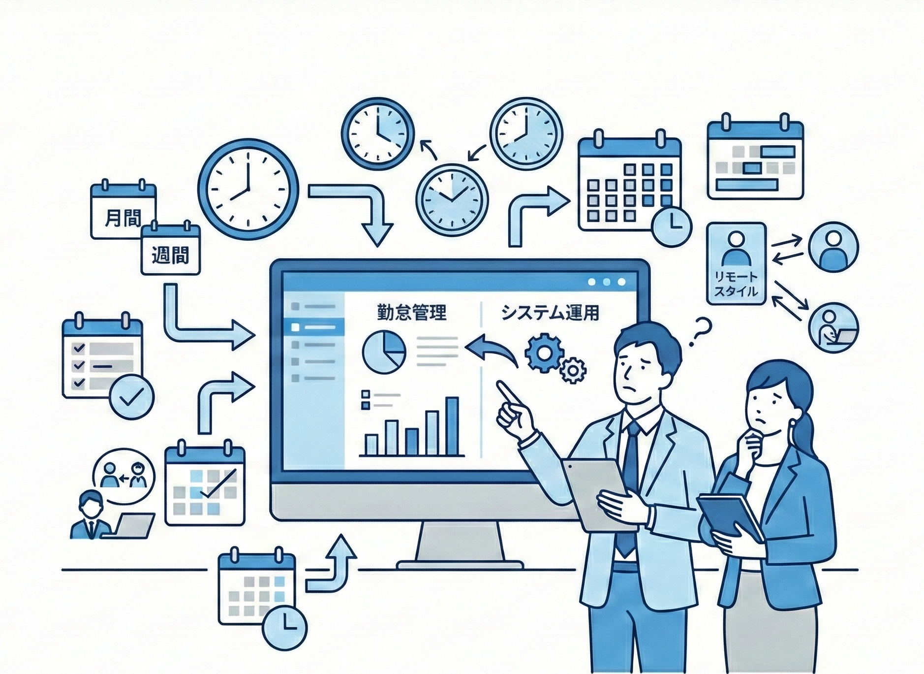 勤怠管理システム導入の検討