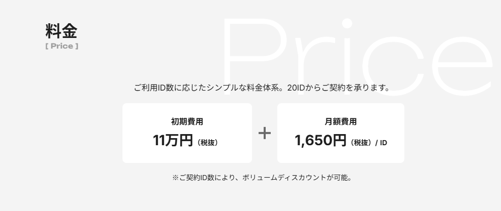 Schoo for Businessの料金プラン