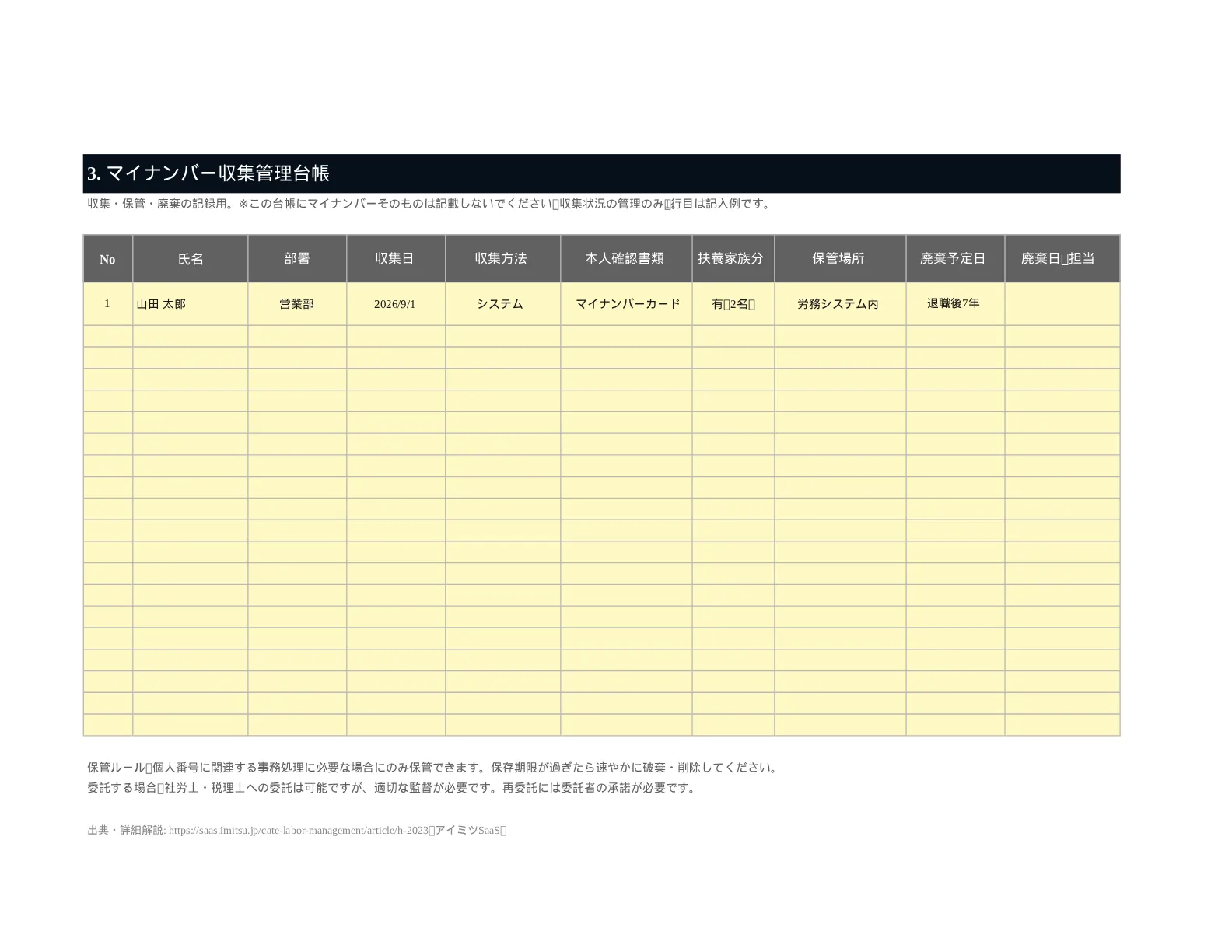資料イメージ2 3_収集管理台帳