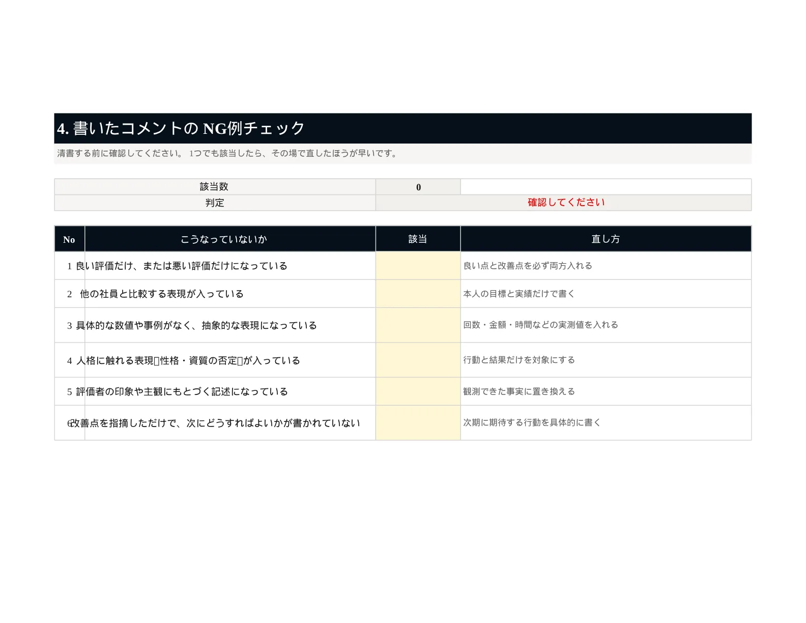 資料イメージ2 NG例チェック