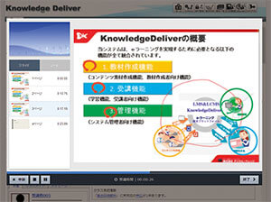 KnowledgeDeliverのTOP画面（PC)