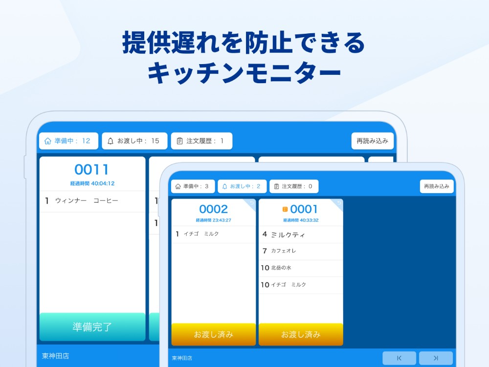オペレーションを簡略化するKDS