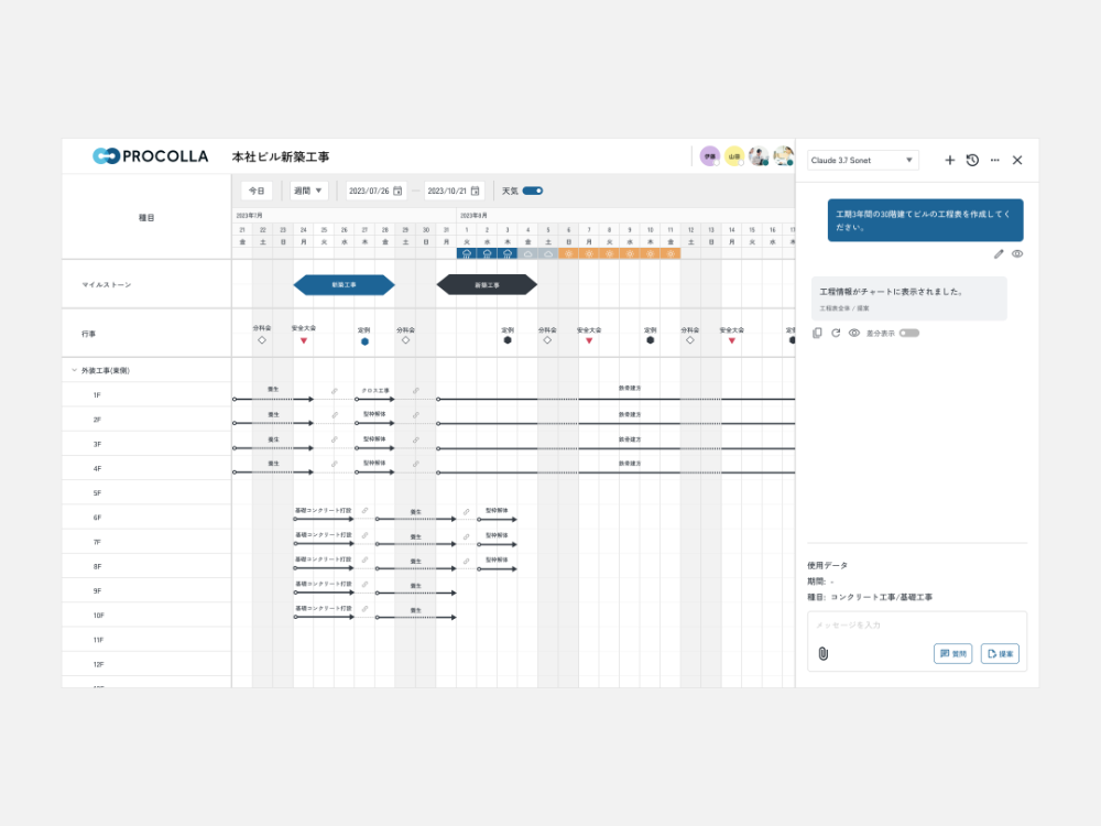 AIを実装した現場支援型スマート工程ソフト