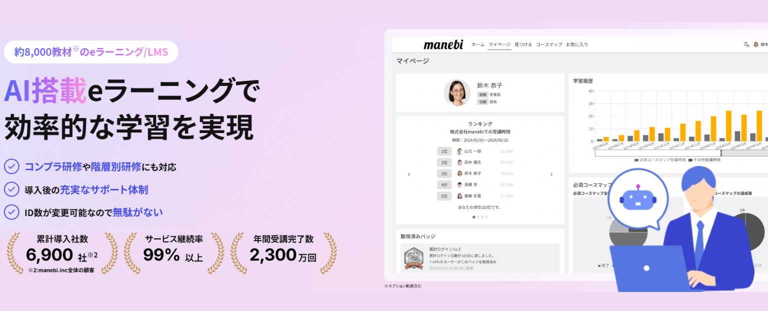 manebi eラーニングのイメージ画像