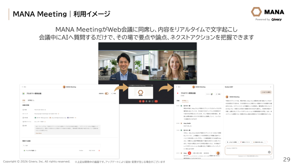 議事録エージェント利用イメージ
