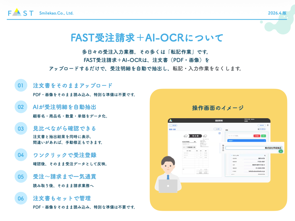 転記・入力をなくす機能