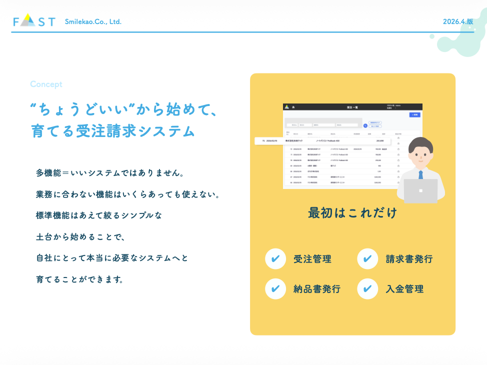 ”ちょうどいい”から始めて、育てる