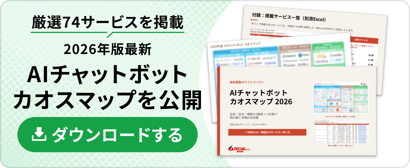 2026年最新版AIチャットボットオスマップ